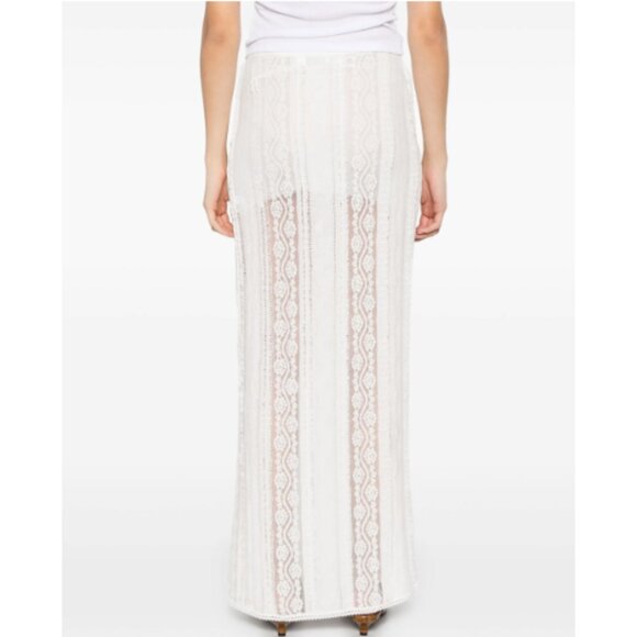 Charo Ruiz Ibiza Apate Maxi Stretch Lace Skirt - Picture 2 of 5